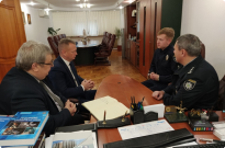 Фахівці академії відвідали центральний офіс Експертної служби МВС України Фото